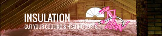 Insulation cuts your cooling and heating costs