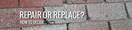 Should I repair or replace my shingle roof?